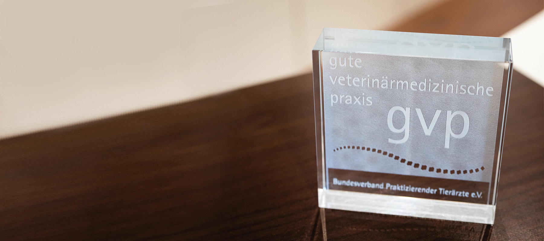 Siegel Gute veterinärmedizinische Praxis